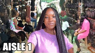 I Tried HAIR SHOPPING in Nigeria's Biggest Market💇🏾‍♀️😬