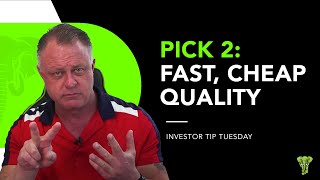 Fast, Cheap and Quality: Pick 2 For Your Contractor