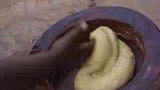 Pounding Fufu