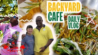 Backyard cafe vlog | Guyanese food