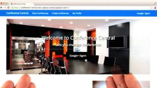 Introducing Conference Central - Developing Scalable Apps with Java