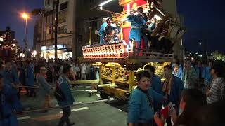 大小路町の山車駅前進入❗️ 石岡のおまつり2018 奉祝祭　山車大行列　00007