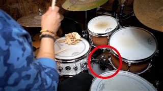How I Record Drums Using One Microphone