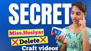 @Miss.Hosiyar ne craft videos delete kyu ki 😱?? #viral #trending