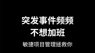 【职场】时间管理 | 如何处理突发事件 | 敏捷项目管理 | 不止打工