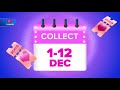 Lazada 12.12 | Collect Lazada Bonus 1-12 Dec