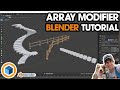 Using the ARRAY MODIFIER in Blender - Blender Modifier Tutorial