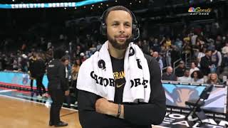 Stephen Curry PostGame Interview | Golden State Warriors vs Charlotte Hornets