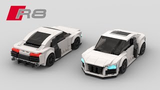 How to Make LEGO Audi R8 Speed Champions Style Car Moc