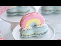 60 second macaron magic 3d rainbow u0026 cloud macaron set assembly