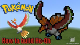 HOW TO BUILD HO-OH FROM POKÉMON IN MINECRAFT
