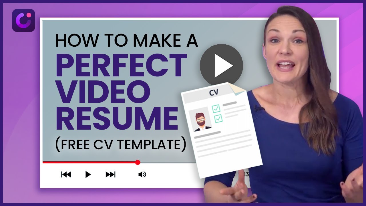 How To Make A Video Resume To Get Your Dream Job Free Resume Template