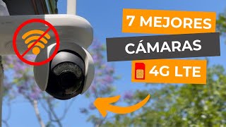 🔶 7 mejores CÁMARAS de SEGURIDAD 4G con SIM en 2025 🔒 SIN Wi-Fi y LTE para Exterior ✅