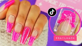 TRYING ANOTHER TIK TOK NAIL HACK 💅🏼 Episode 2