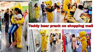 Teddy Bear Prank on Big Shopping Mall 😅😂!! Teddy Bear  Fun  || Prank India | #we