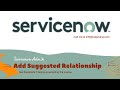 How to Add Suggested Class Relationship in Servicenow | Servicenow Relationship | Servicenow Admin