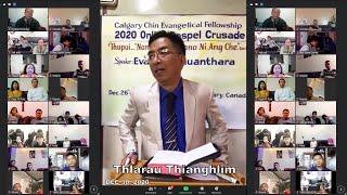 Evan. Thlamuanthara - Thlarau Thianghlim CCEF Online Crusade Dec 30, 2020, Canada