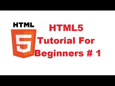 HTML5 Tutorial For Beginners 1 # Introduction - YouTube