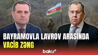 Ceyhun Bayramovla Sergey Lavrov nələrdən danışdı?