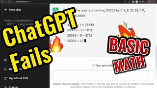 ChatGPT Fails at Basic Math
