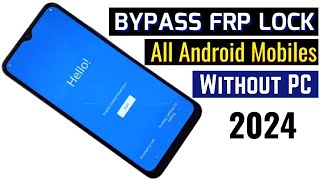 Bypass Google FRP Lock on ANY Android Phone! [2024]| No PC Needed!