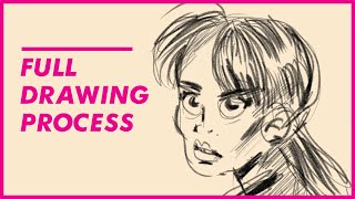 Mastering Digital Drawing: Creating a Stylized Portrait on Your Phone