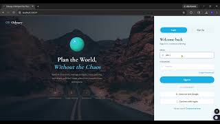 Odyssey AI Travel Planner | Smart Multi-City Trip Planning Web App