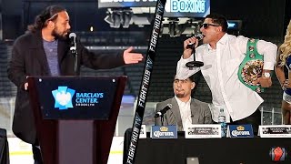 ANGEL GARCIA EXPLODES ON KEITH THURMAN IN EXPLETIVE RANT! NEARLY CAUSES FIGHT AT PRESS CONFERENCE!