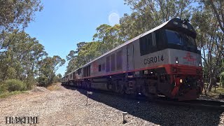 Aussie Freight Trains - CSR014 CSR001 CF4429 CF4428 CF4431 SCT002 into Adelaide | Australian Trains