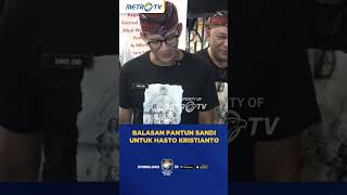 Sandiaga Uno Balas Pantun Dari Hasto Kristianto #shorts