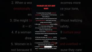 Psychology Love Facts About Women 💕 | Emotional Connection Explained | Wisdom_Weave Relationship