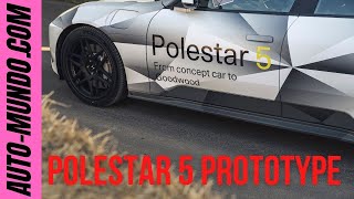 Polestar 5 electric 4-door GT at Goodwood Festival of Speed - new EV planned for launch in 2024