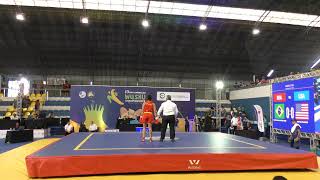 13th Pan American Wushu Championships Sanda Women's 75kg - Brazil vs. USA