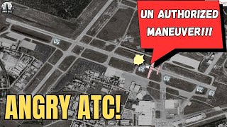 PILOT Deviates ATC Instruction Intentionally And Says Sorry!! #aviation #atc #pilot