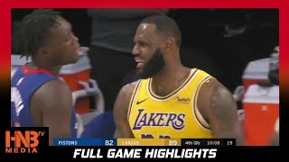 LA Lakers vs Detroit Pistons 2.6.21 | Full Highlights | @HNBMEDIATV