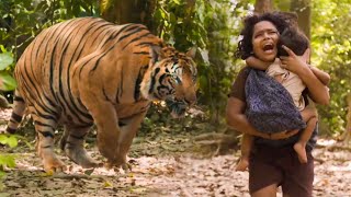 Mohanlal Mass Tiger Fight Scene | Kamalinee Mukherjee | Namitha | Lal | Chalana Chitram