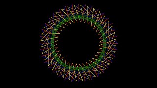 Python Turtle in mac book - Triangle spirgraph Tutorial by pycharm #python #pythonprogramming