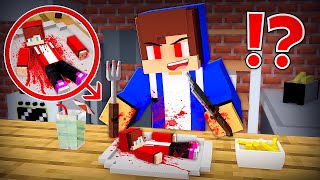 FAKE JJ wants TO EAT LITTLE JJ in Minecraft Challenge - Maizen