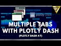Create Multiple Tabs in Plotly Dash to Make a Finance Dashboard | #213 (Plotly Dash #7)