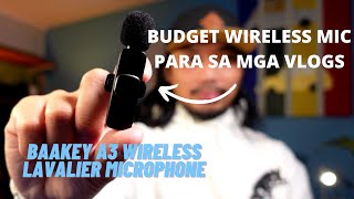 BAAKEY A3 WIRELESS LAVALIER MIC V2