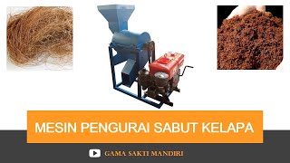 Mesin Sabut Kelapa | Alat Pengurai Sabut Kelapa | Mesin Cocopeat | Pengolahan Sabut Kelapa