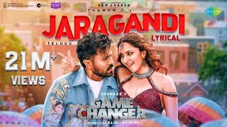 Jaragandi - Lyrical Video | Game Changer | Ram Charan | Kiara Advani | Shankar | Thaman S