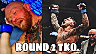 Dustin piorier KNOCK OUT Conor Mcgregor in Round 2