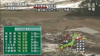 20110311 東北関東大震災　名取川 津波　TSUNAMI