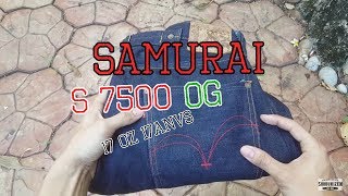 Samurai S7500 OG ซามูไรย้อมแบบธรรมชาติ One Pocket 17TH[Review Denim รีวิวยีนส์ ยุ่น]