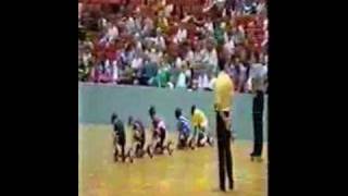 1986 Nationals, Junenile Boys 500m Final with Chad Hedrick