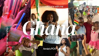 GHANA VLOG Part 2: Cross over in a Stadium? Giving Back and Trying new spots!