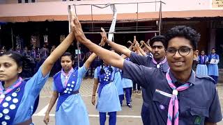 FLASH MOB BY SCOUT AND GUIDE NSS HSS PARAKKADAVU