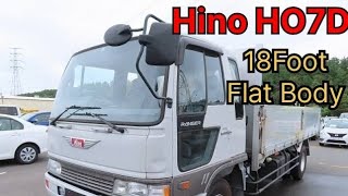 Hino Ranger 1990 Model Truck,HO7D Engine,210 HP,Japanese Used Truck @RindExpress