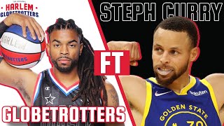 Globetrotters Teach Stephen Curry New Plays | Harlem Globetrotters